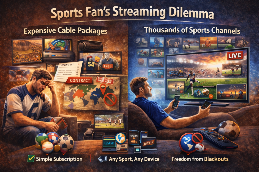 Why Xtreme HD IPTV is the best choice for sports lovers with live sports streaming on IPTV across smart devices.